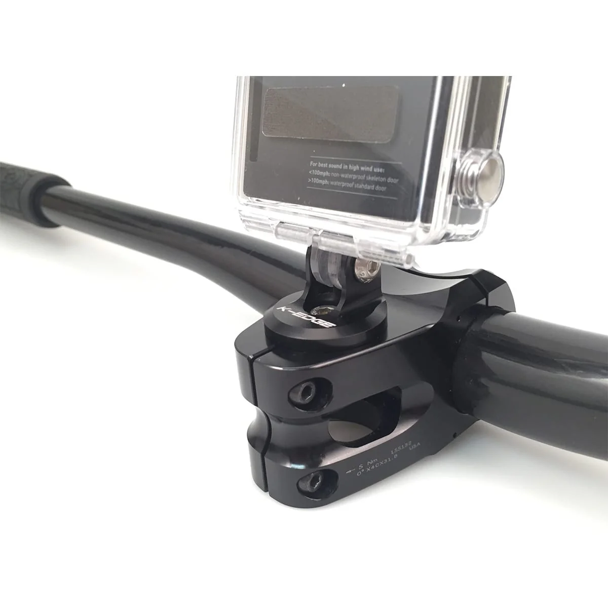 K-EDGE GO BIG TOP CAP Vorbauhalterung für GoPro Schwarz - Image 2