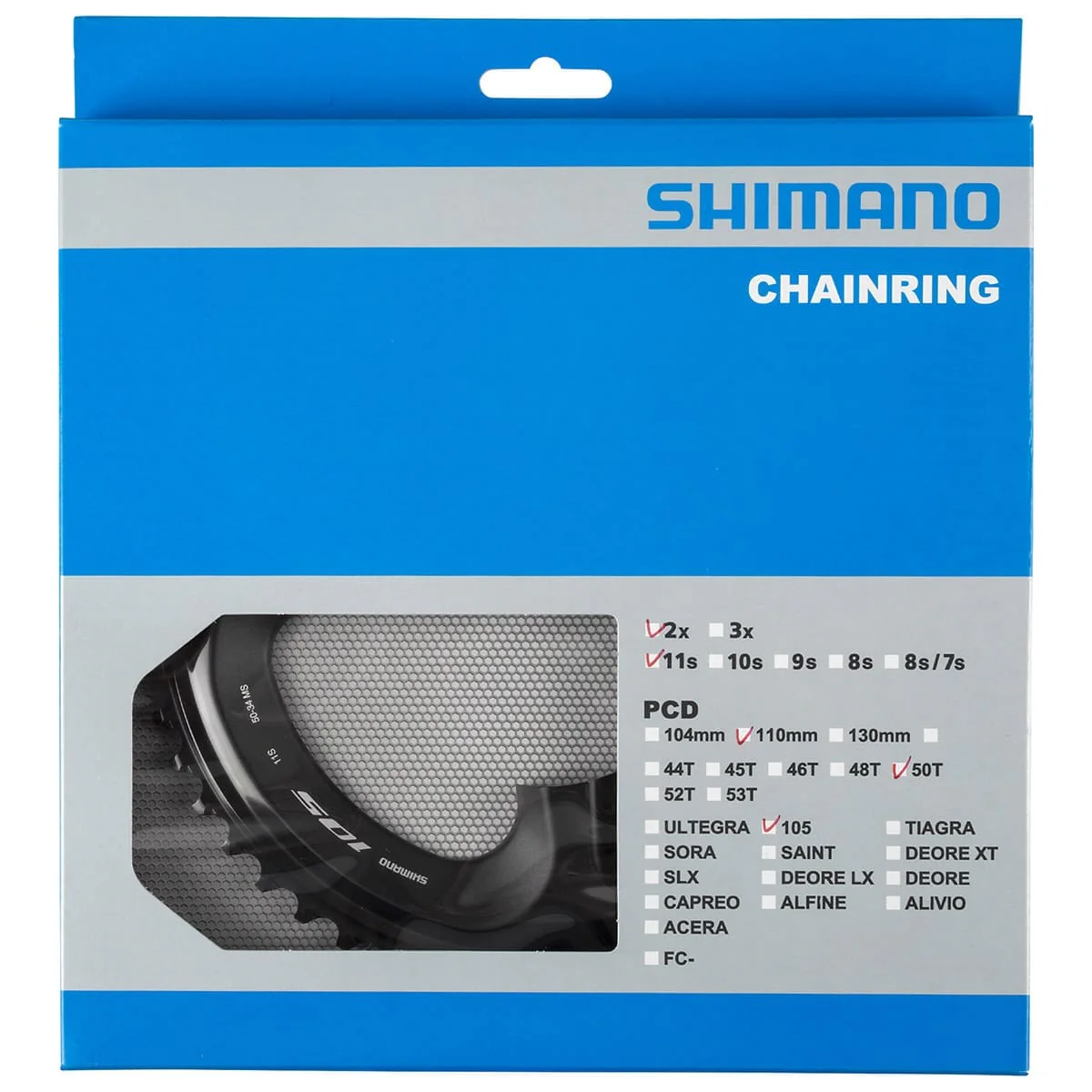 Tablett Außen 11-fach SHIMANO 105 R7000 110mm - Image 3