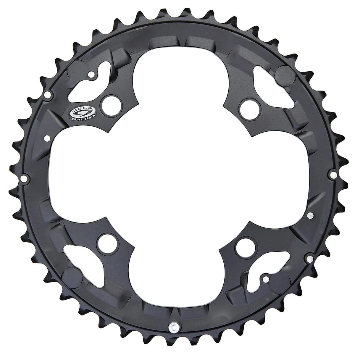 Kettenblatt Außen SHIMANO DEORE M590 9-fach 4 Löcher 104mm Schwarz