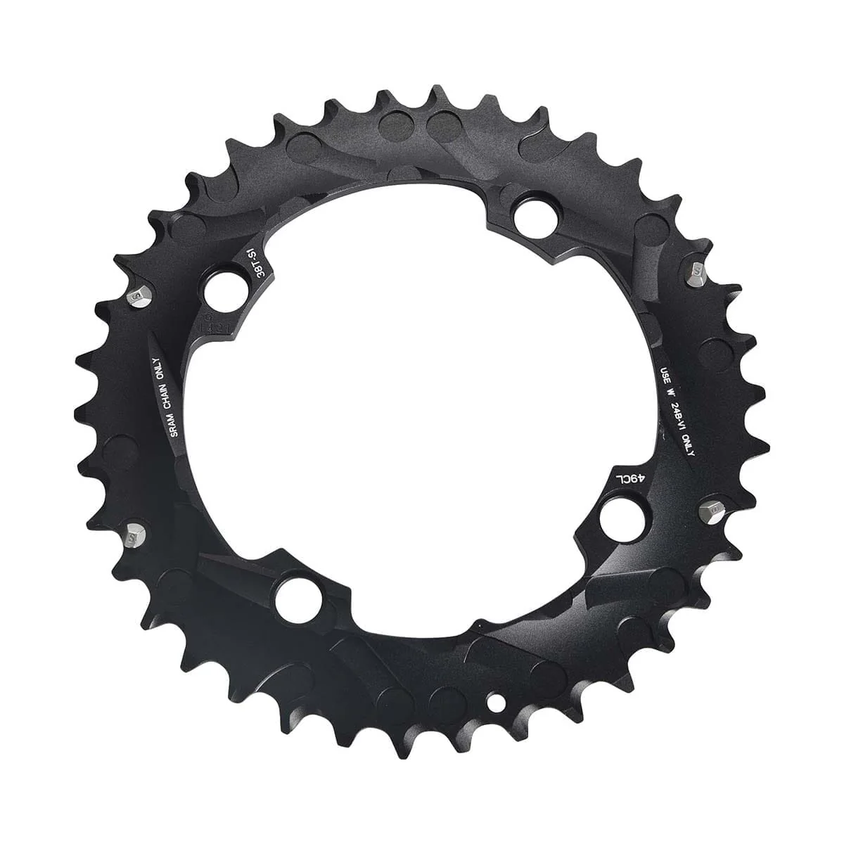 Kettenblatt Extern SRAM/TRUVATIV 10V 4 Loch 104mm Schwarz