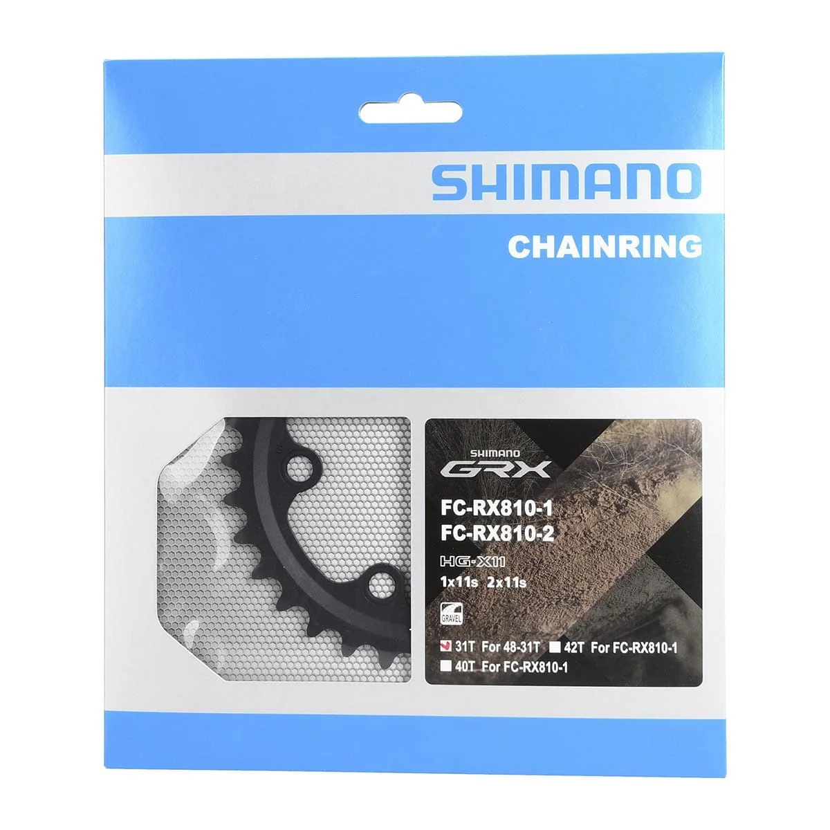 Tablett Innen 11-fach SHIMANO GRX RX810 80mm - Image 3