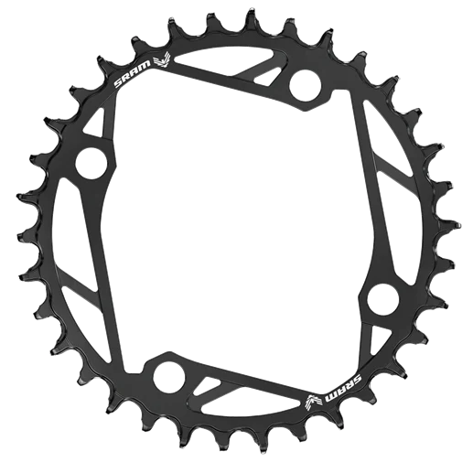 Kettenblatt Mono SRAM T-TYPE EAGLE 12V 4 Loch 104mm Alu Schwarz