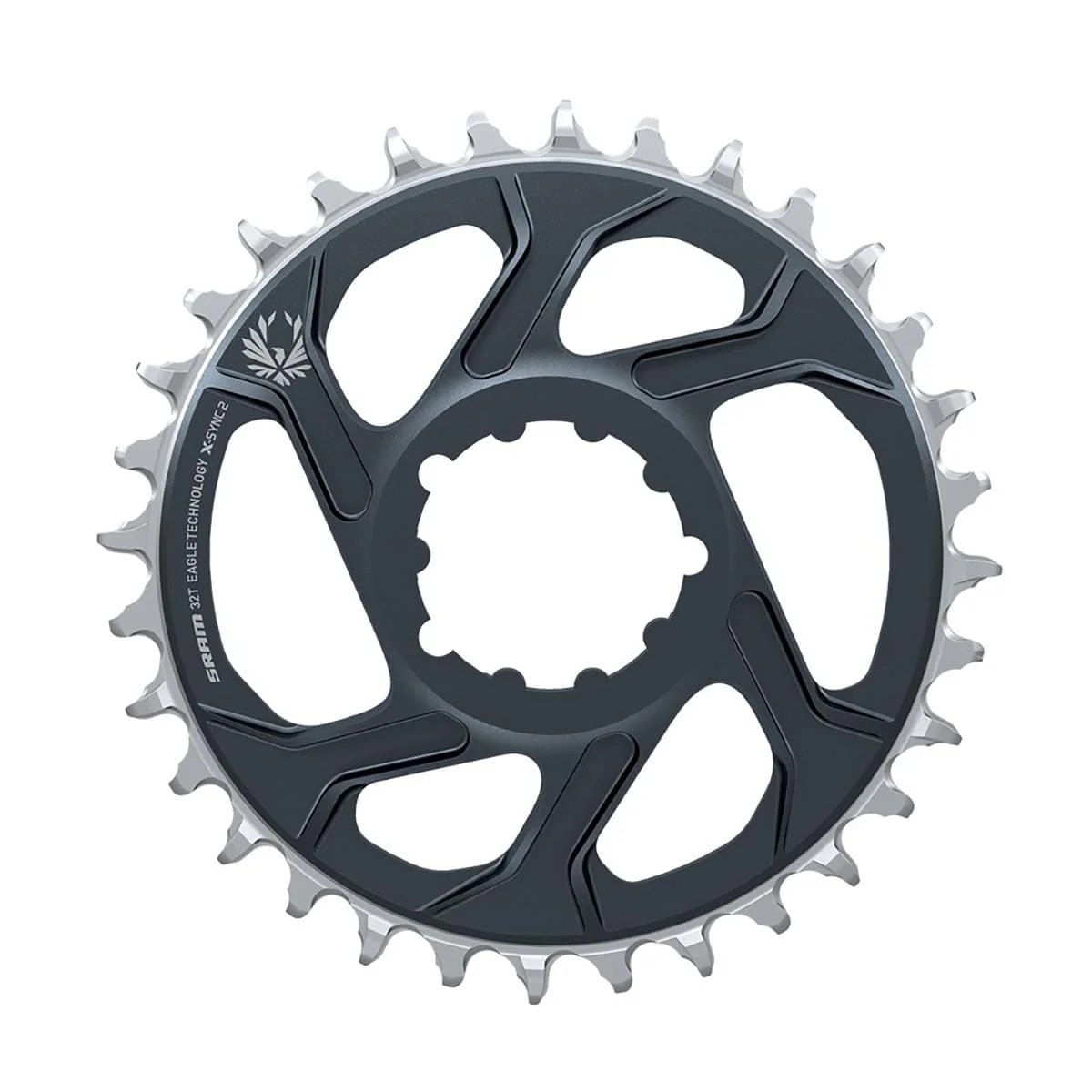 Kettenblatt Mono SRAM X-SYNC 2 EAGLE 12V Direct Mount Offset 4mm Lunar Grey
