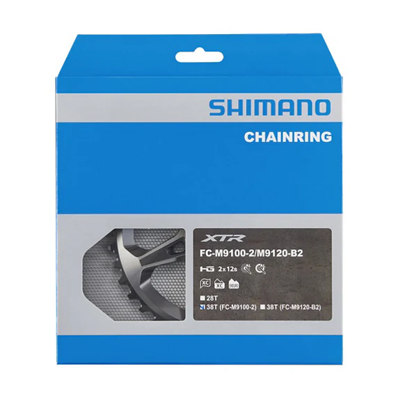 Kettenblatt Extern SHIMANO XTR für FC-M9100-2 (28-38 Zähne) 12V - Image 2