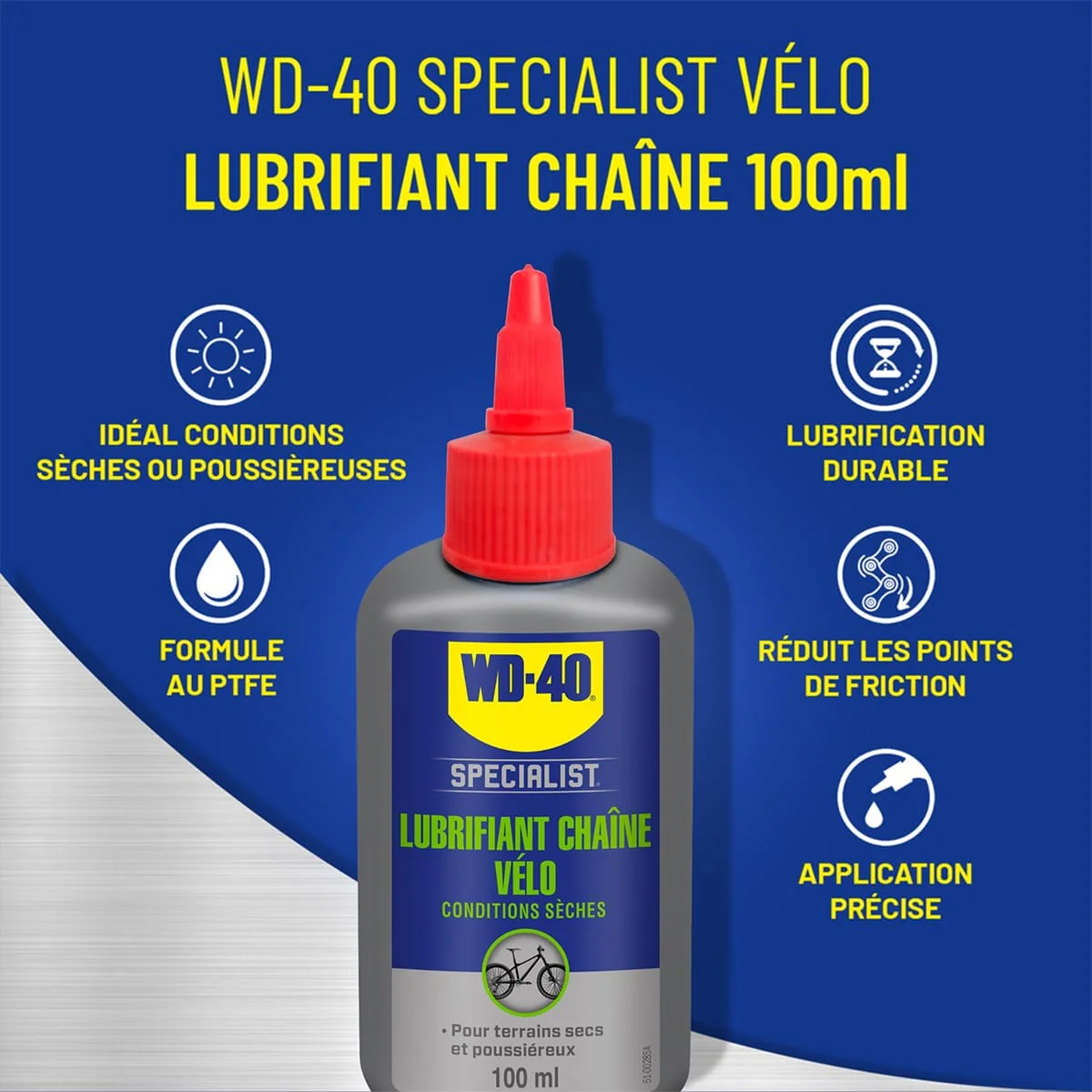 Kettenschmiermittel WD-40 SPECIALIST Trockene Bedingungen (100 ml) - Image 3