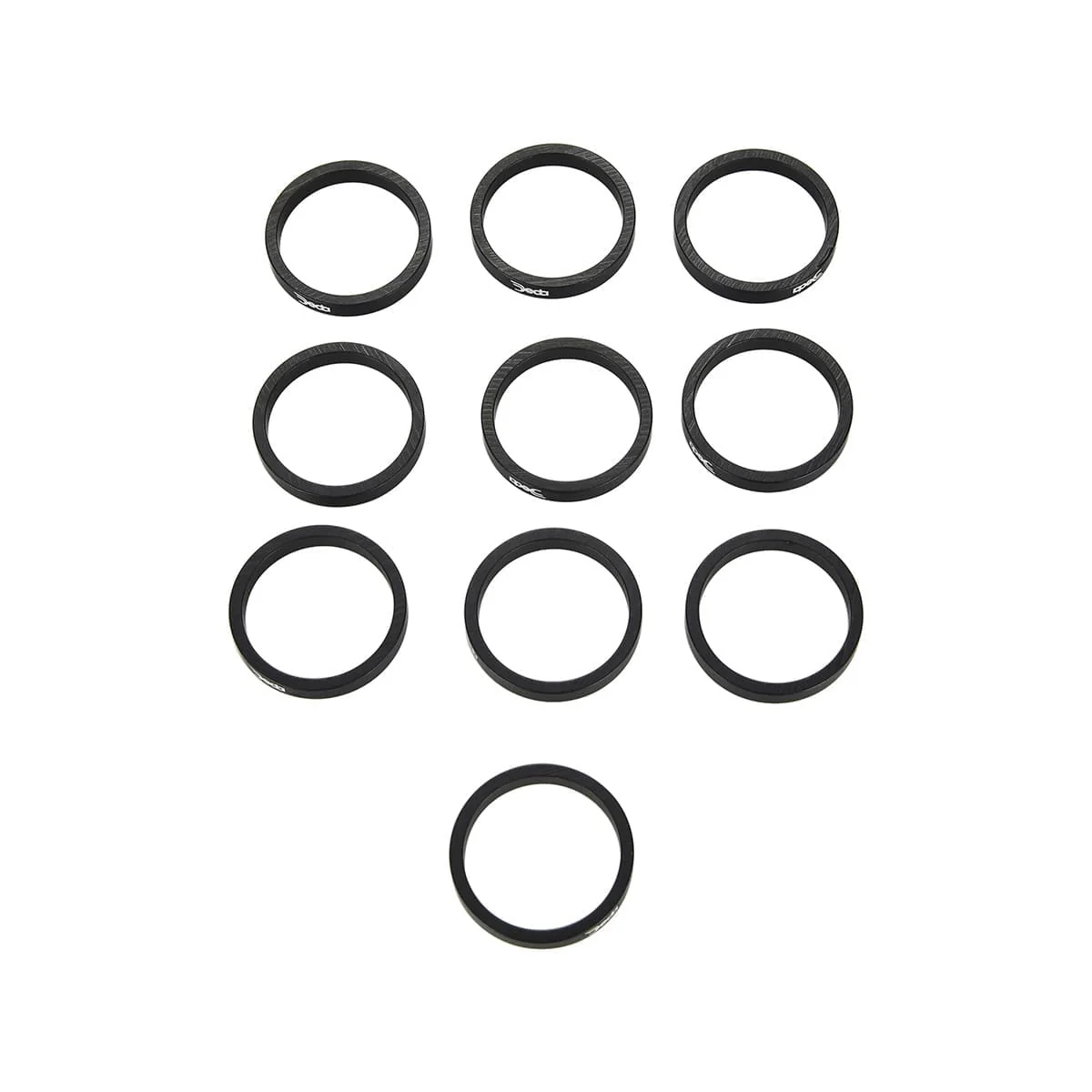 Kit 10 DEDA 1 1/8" Alu-Lenkungsdistanzstücke Höhe 5mm - Image 2