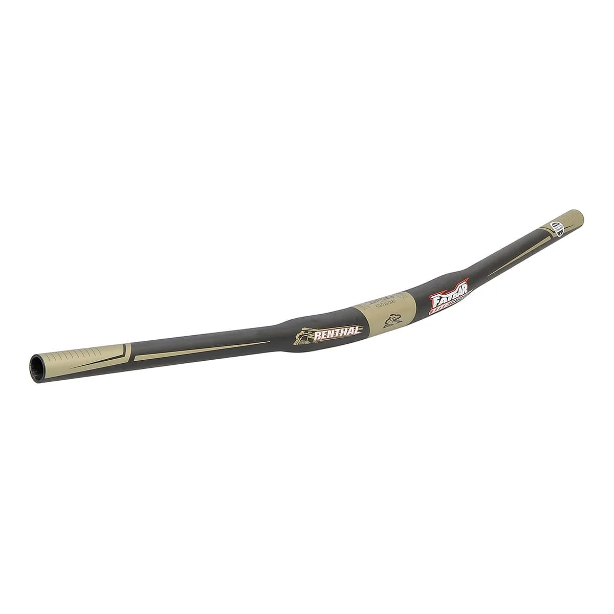 Kleiderbügel RENTHAL FATBAR LITE Carbon Rise 10mm 760mm Schwarz