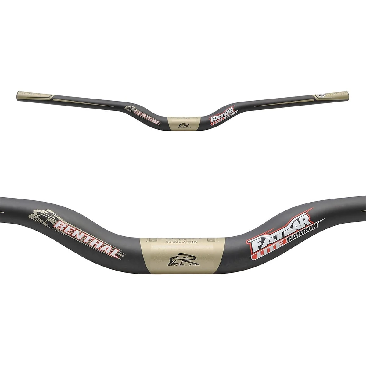 Kleiderbügel RENTHAL FATBAR LITE Carbon Rise 40mm 760mm Schwarz - Image 2