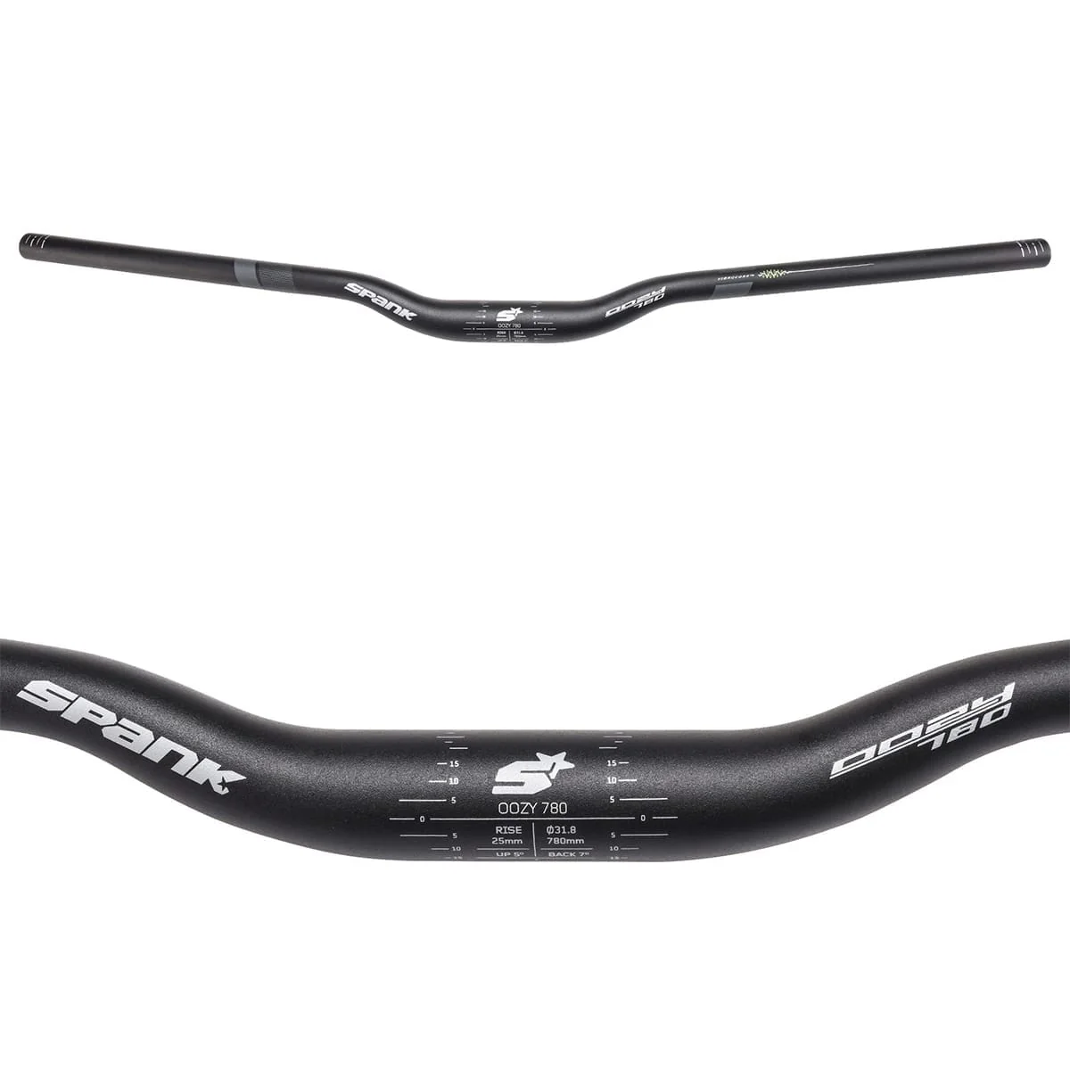 Kleiderbügel SPANK OOZY TRAIL 780 VIBROCORE Rise 25mm 780mm Schwarz - Image 2