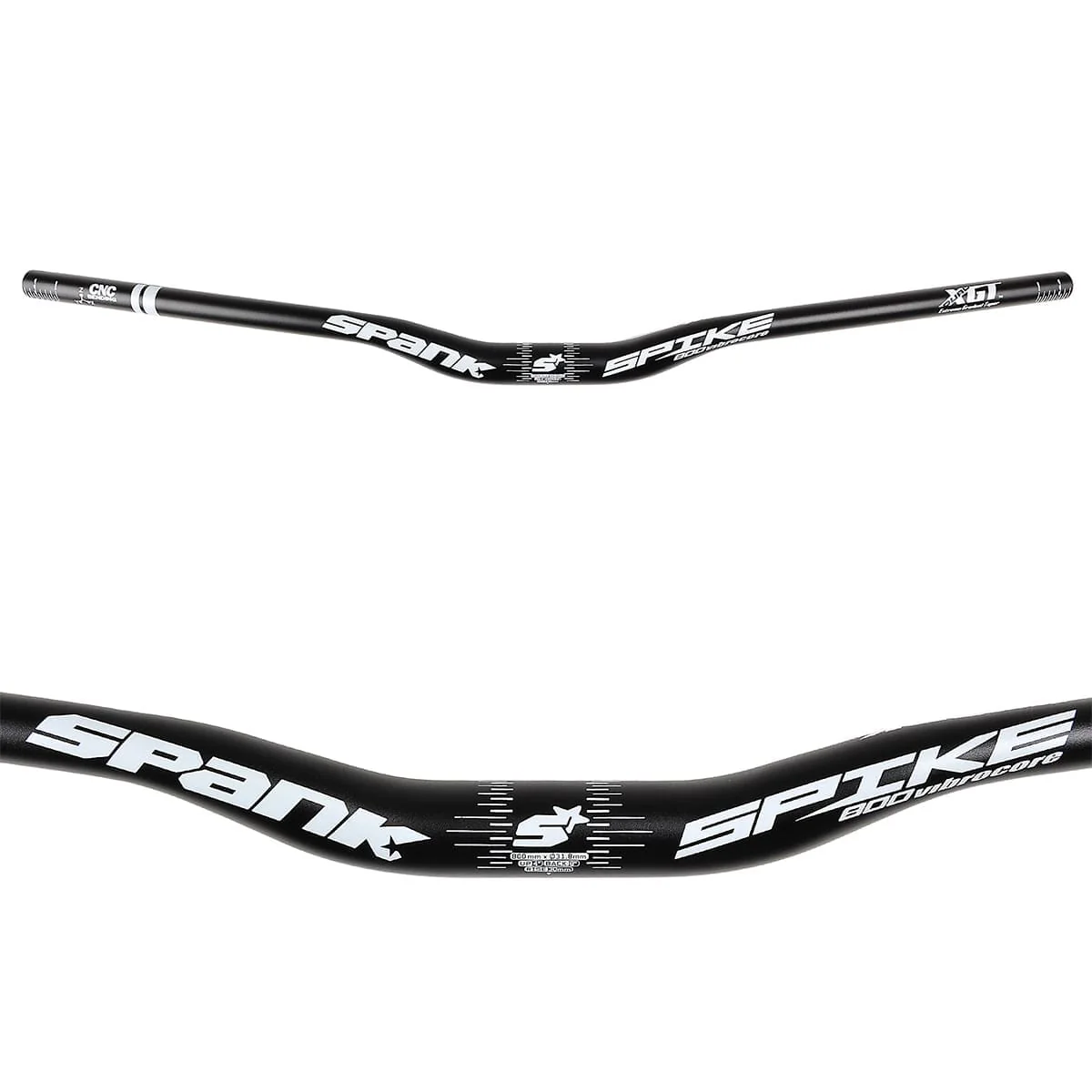 Kleiderbügel SPANK SPIKE 800 VIBROCORE Rise 30mm 800mm Schwarz - Image 2