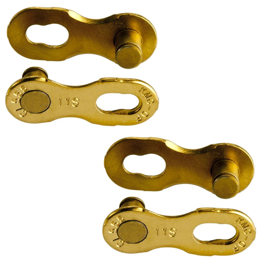KMC 11R Ti-N Gold Schnellspanner für KMC-Ketten 11-fach (x2) - Image 2