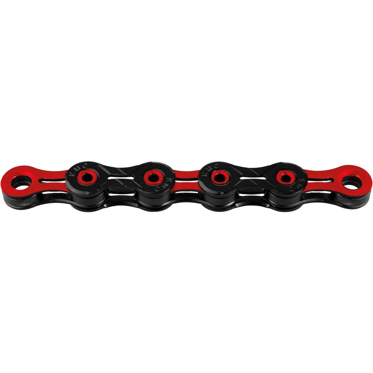 KMC DLC10 10V Kette Schwarz/Rot