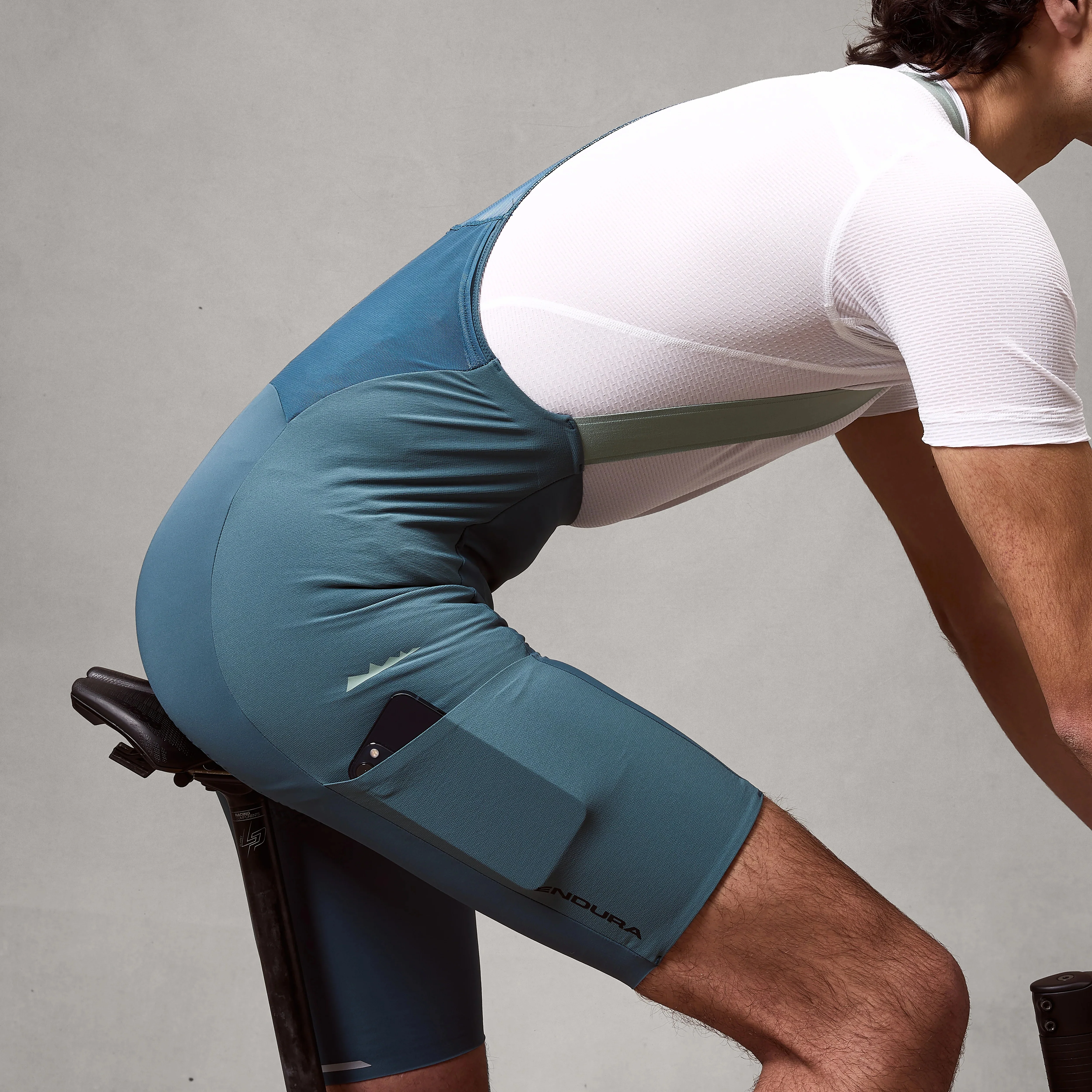 Kurze Trägerhose ENDURA ALLTRACK RIDE Teal - Image 7