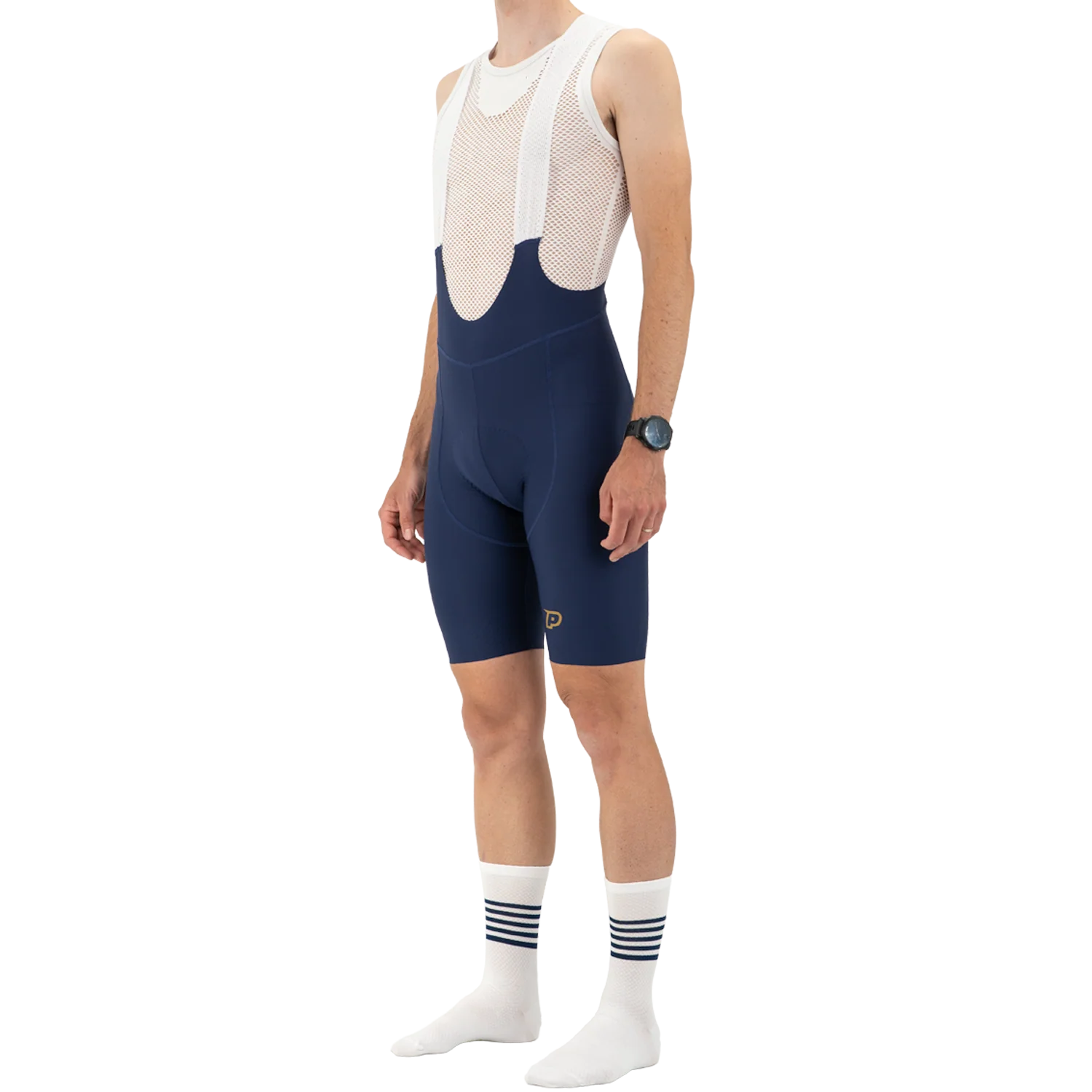 Kurze Trägerhose PROBIKESHOP Marine - Image 3