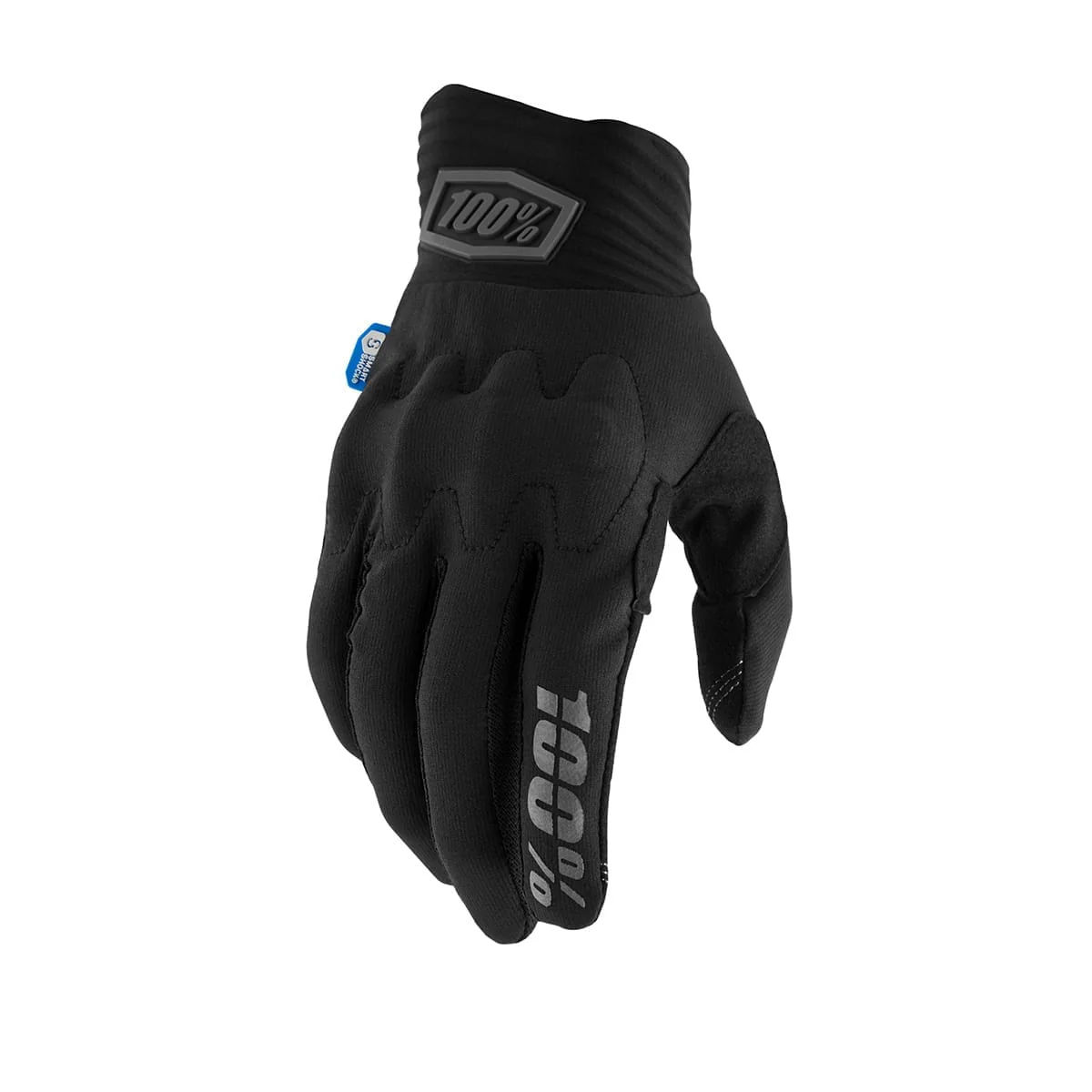 Handschuhe 100% COGNITO SMART SHOCK Schwarz