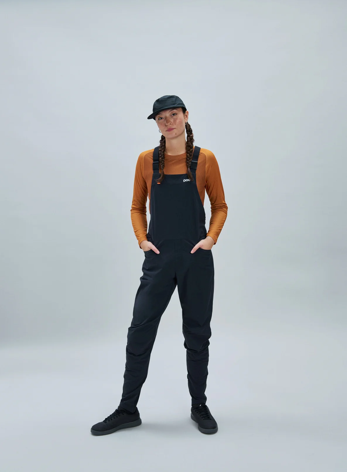 Latzhose POC MOTION DUNGAREE Damen Schwarz - Image 4