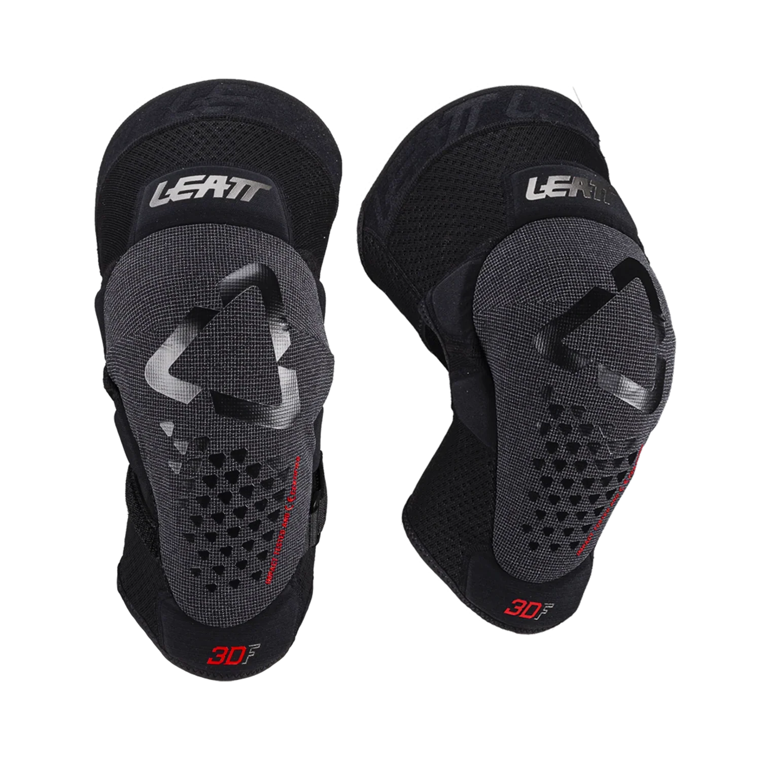 LEATT 3DF 5.0 EVO Junior Knieschützer Schwarz - Image 3