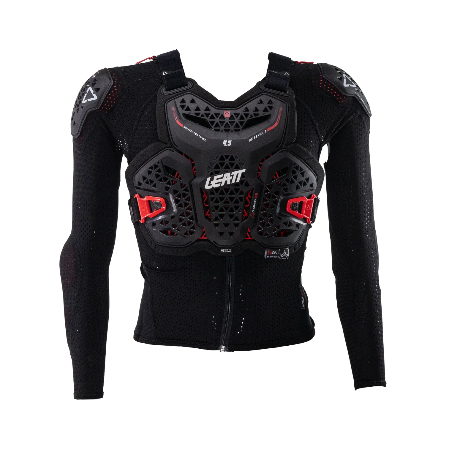 LEATT 4.5 HYBRID Junior Schutzweste Schwarz - Image 3