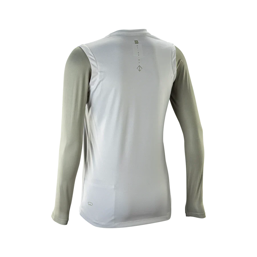 LEATT MTB Gravity 2.0 Damen Langarm Trikot Weiß/Beige - Image 3