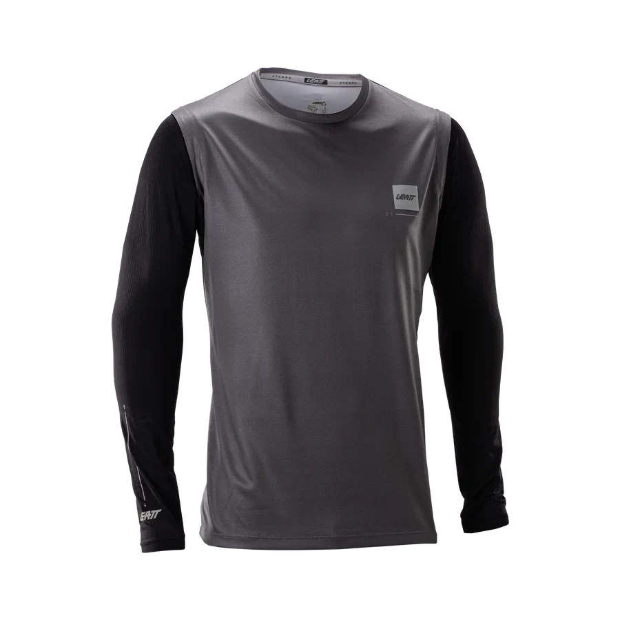 LEATT MTB GRAVITY 2.0 Langarmtrikot Schwarz/Grau
