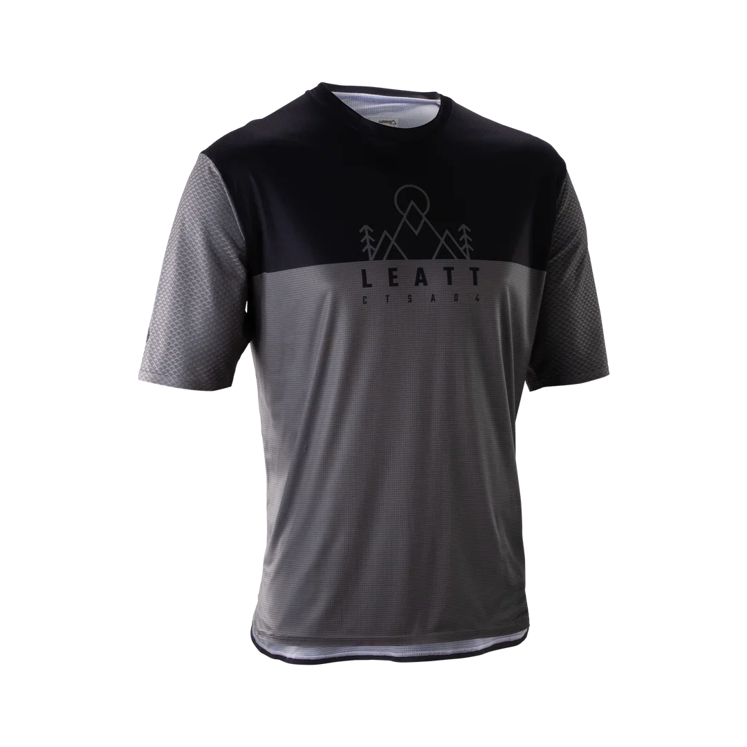 LEATT MTB TRAIL 3.0 Kurzarm Trikot Schwarz