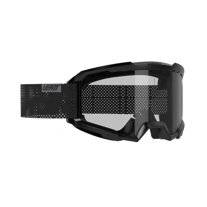 LEATT VIZION 2.0 MTB Maske Schwarz Transparente Scheibe