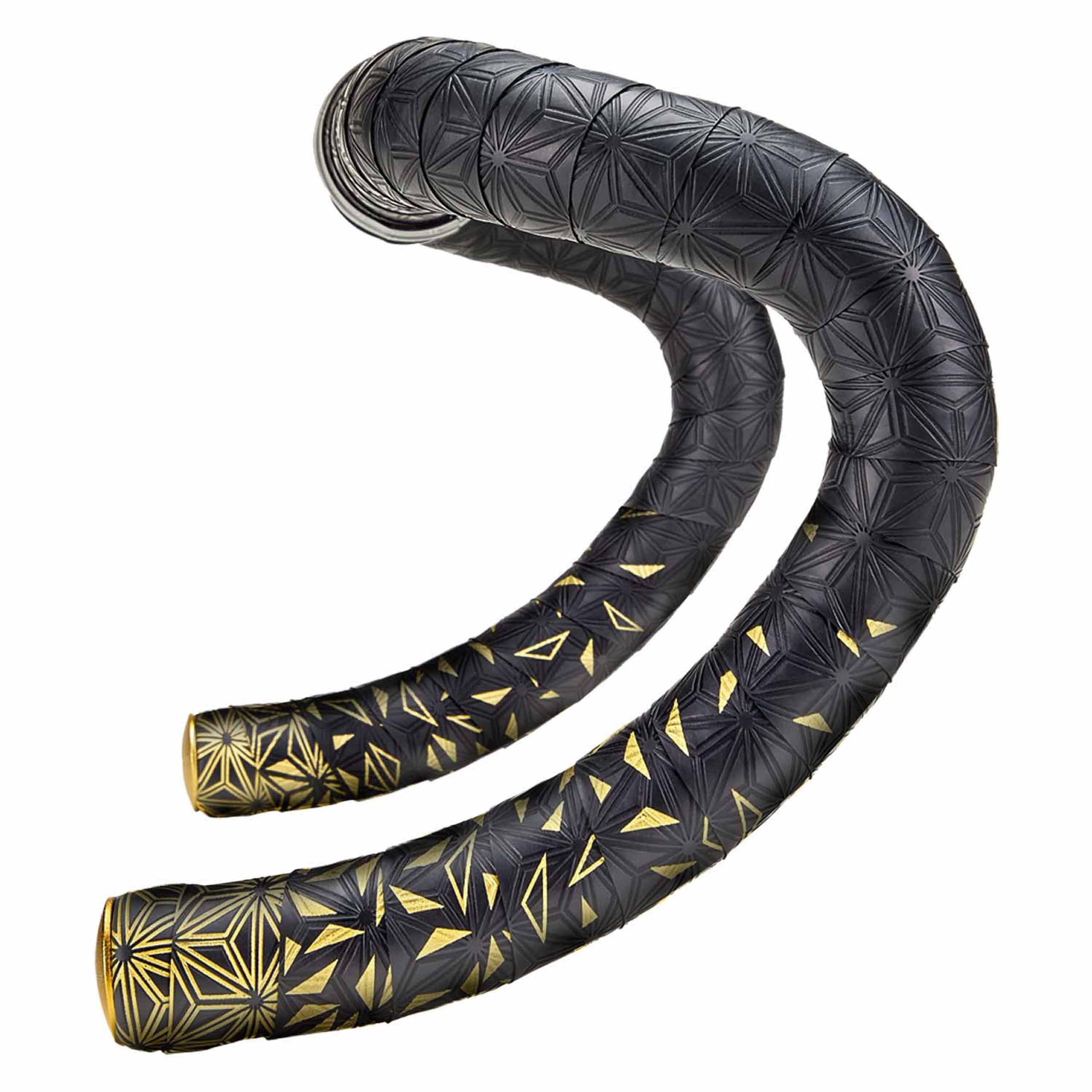 Lenkerband SUPACAZ SUPER STICKY KUSH STAR FADE Schwarz/Gold
