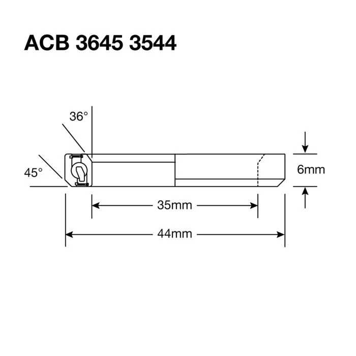 Lenkkopflager ENDURO BEARINGS 3544 SS - 440c Stainless - 35x44x5,5 (36x45°) ACB - Image 2