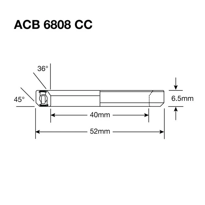 Lenkkopflager ENDURO BEARINGS 6808 CC BO - ABEC 5 - Black Oxide - 40x52x6,5 (36x45°) ACB - Image 2