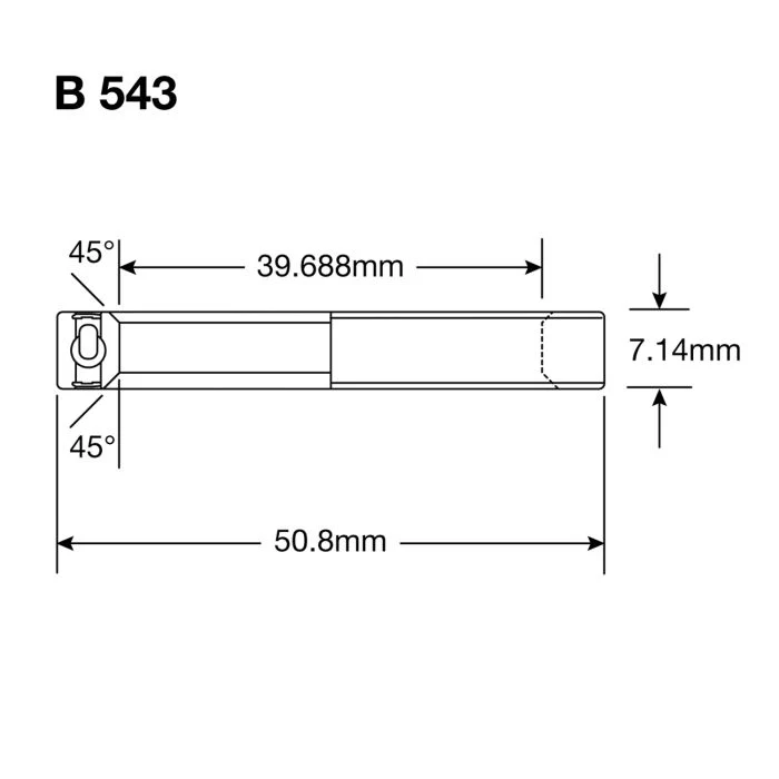 Lenkkopflager ENDURO BEARINGS B 543 2RS MAX - ABEC 3 MAX (Angular Contact) - 1 9/16'' x2'' x9/32'' - Image 2