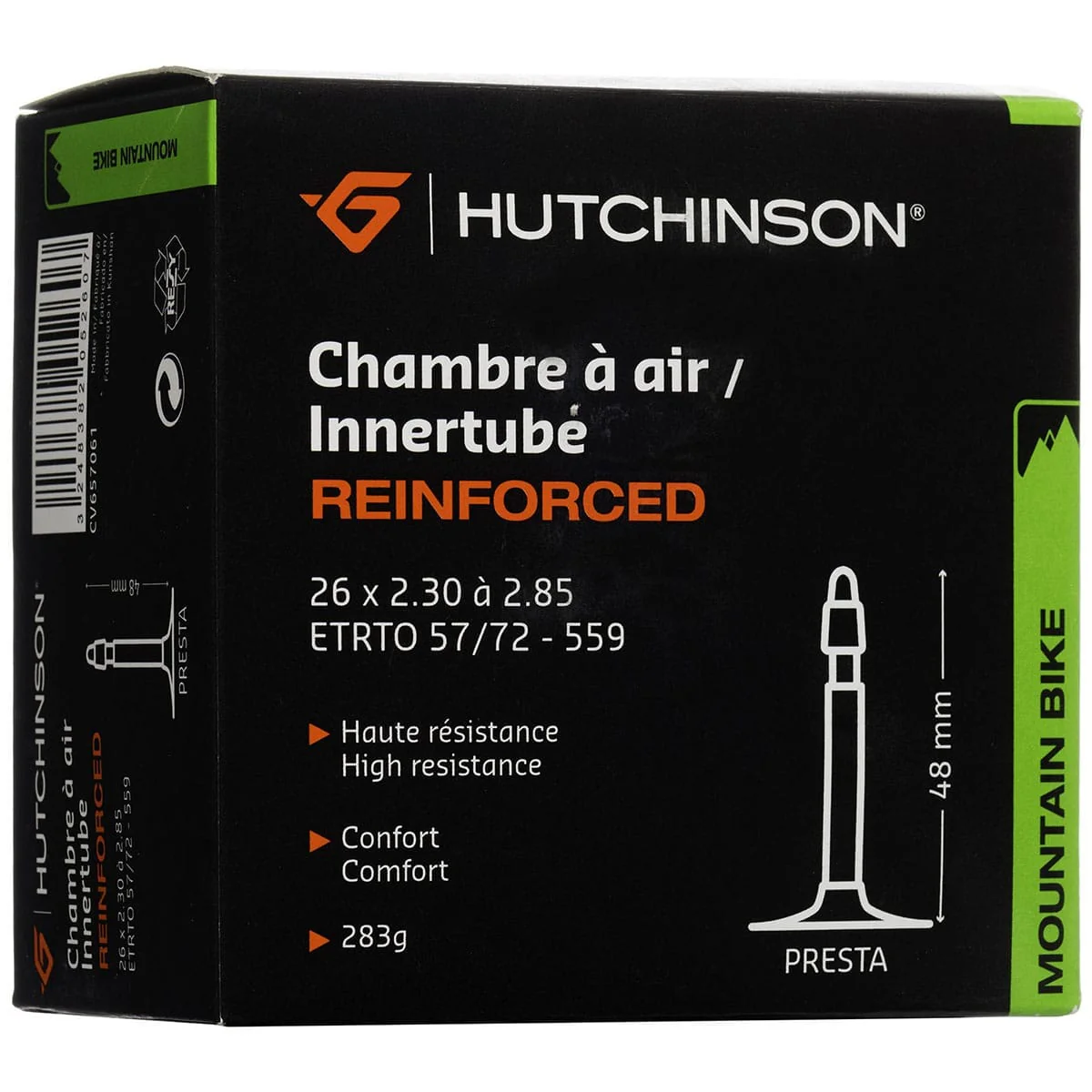 Luftkammer HUTCHINSON REINFORCED 26x 2.30 - 2.85 Presta 48mm