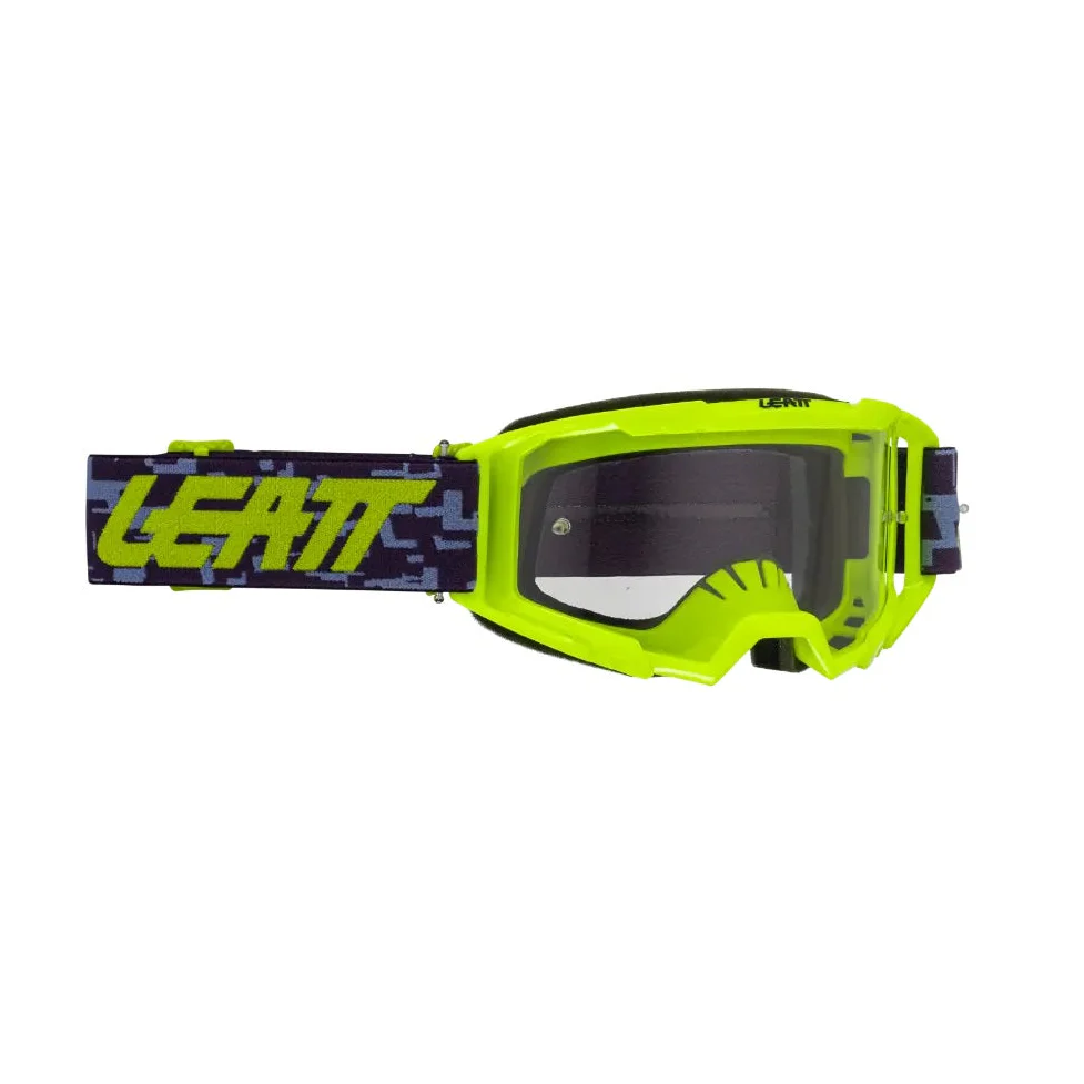 Maske LEATT VIZION 3.5 Argon Fluo Transparenter Schirm