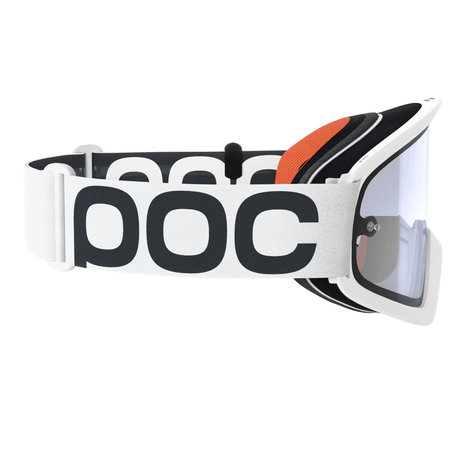Maske POC ORA DH Weiß Transparenter Schirm - Image 3