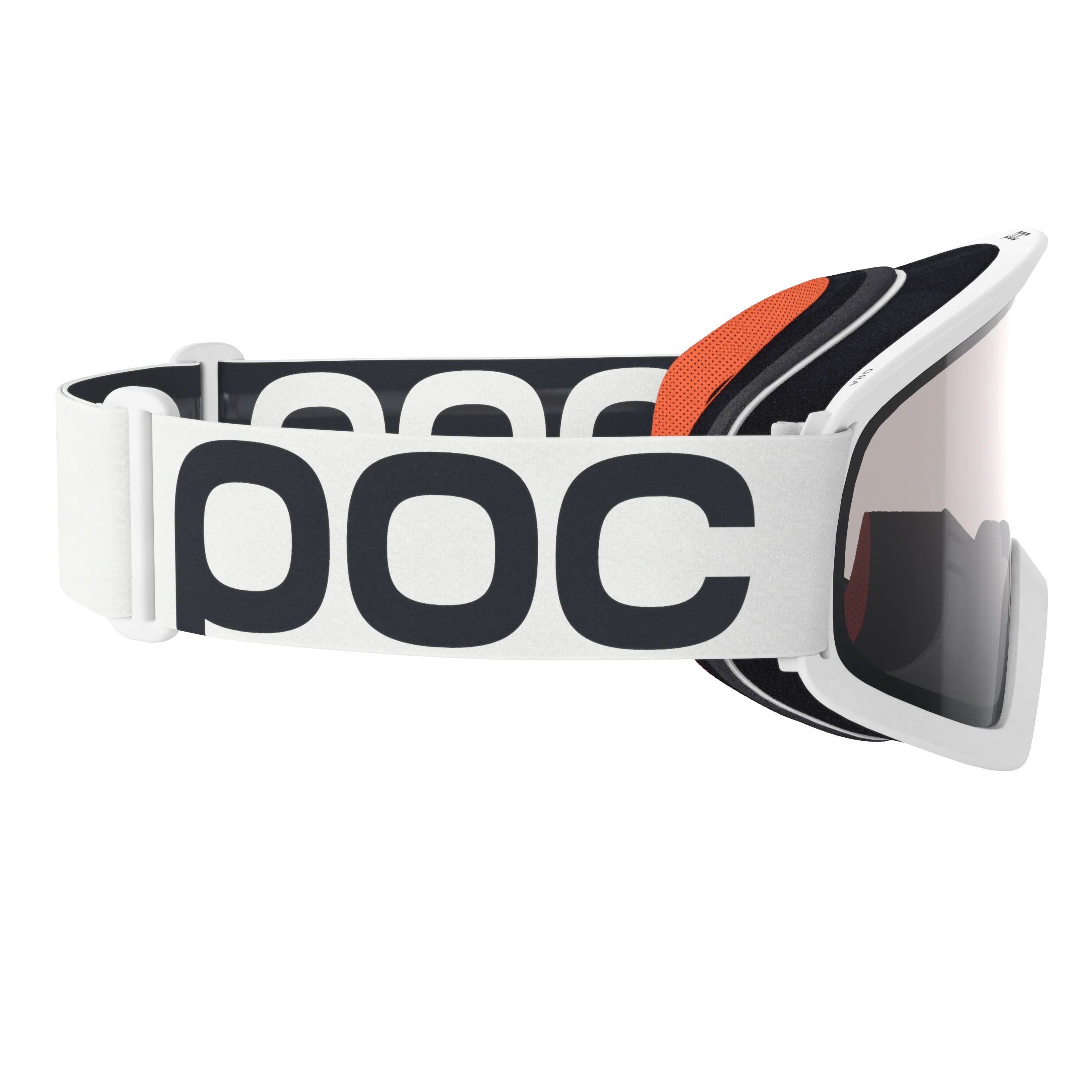Maske POC ORA Weiß Visier Clarity Trail Cloudy Brown - Image 3