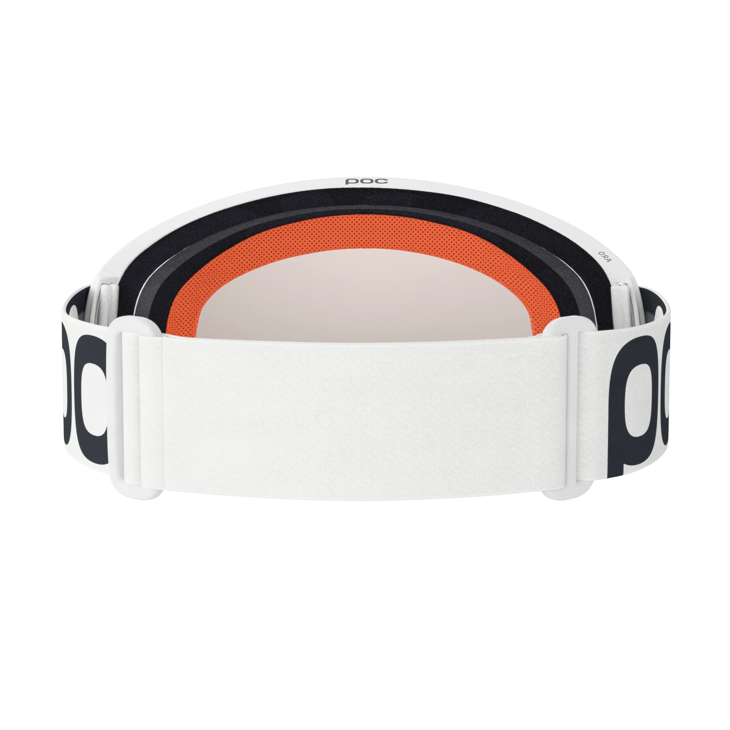 Maske POC ORA Weiß Visier Clarity Trail Cloudy Brown - Image 4