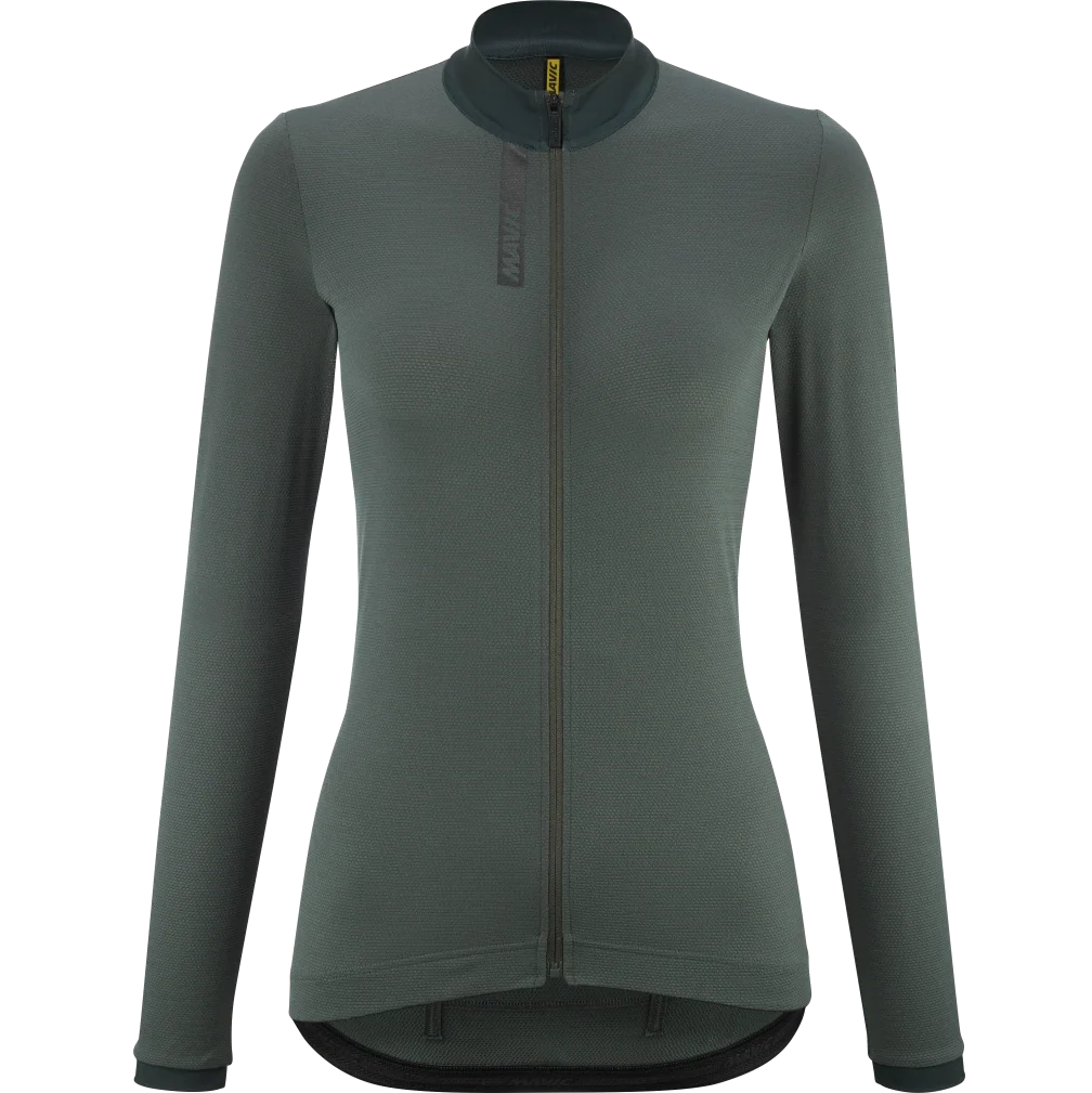 MAVIC AKSIUM Langarm Trikot Damen Grün