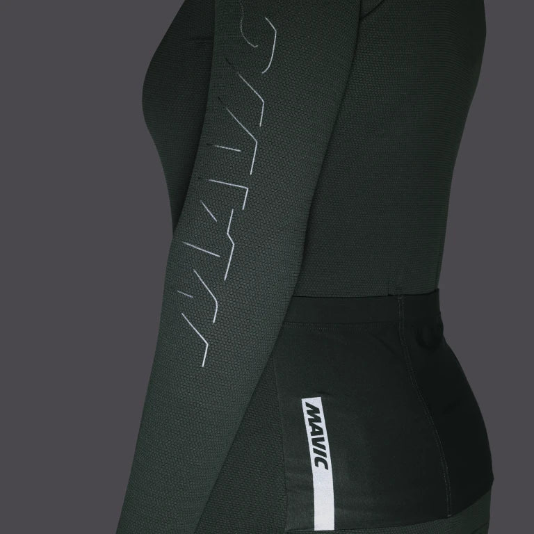 MAVIC AKSIUM Langarm Trikot Damen Grün - Image 3
