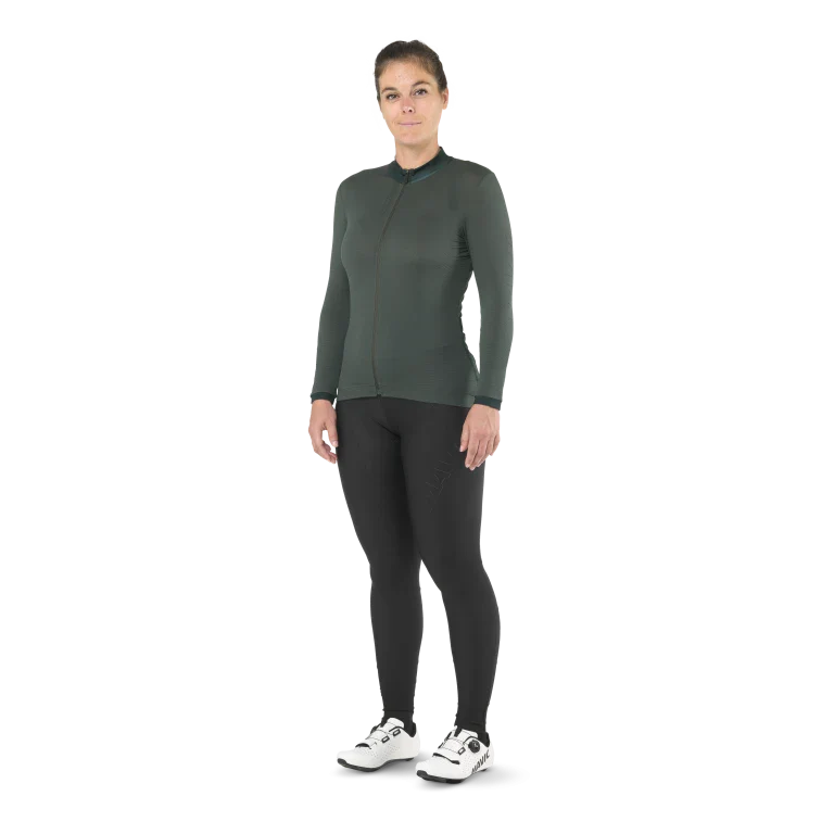 MAVIC AKSIUM Langarm Trikot Damen Grün - Image 4