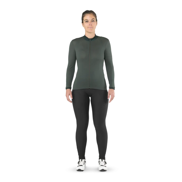MAVIC AKSIUM Langarm Trikot Damen Grün - Image 5