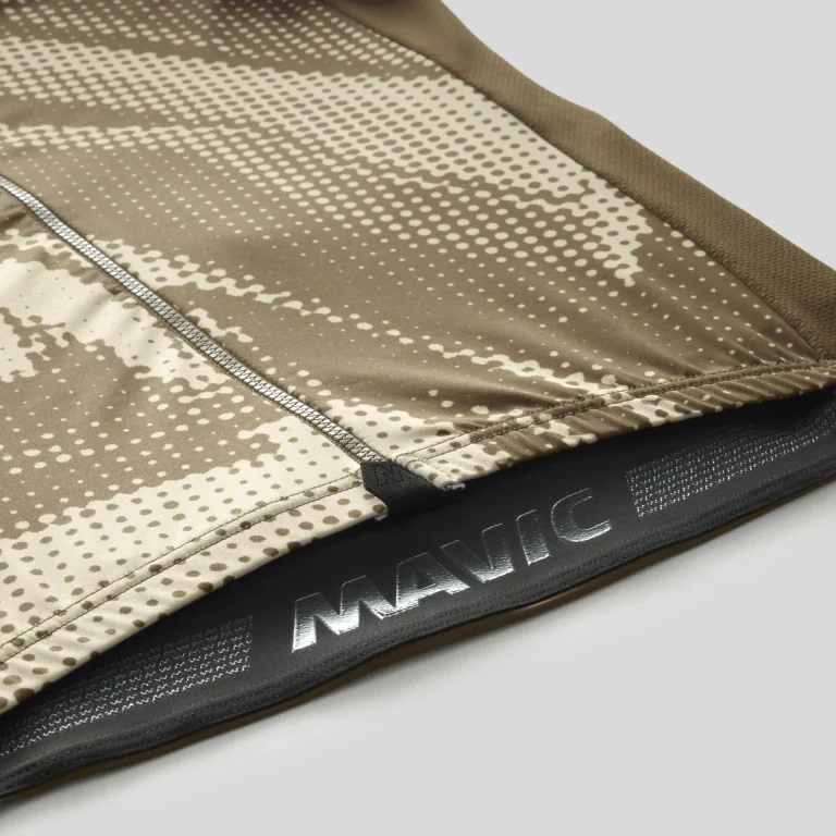 MAVIC AKSIUM GRAPHIC Trikot Kurzarm Beige/Braun - Image 4
