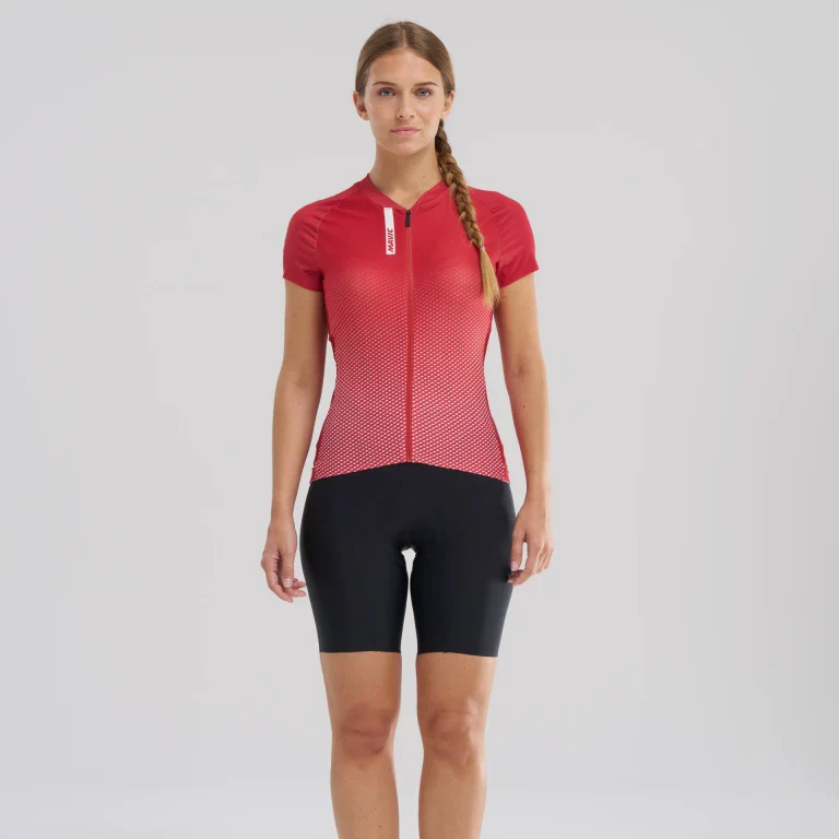 MAVIC AKSIUM Kurzarm Trikot Damen Rot - Image 5