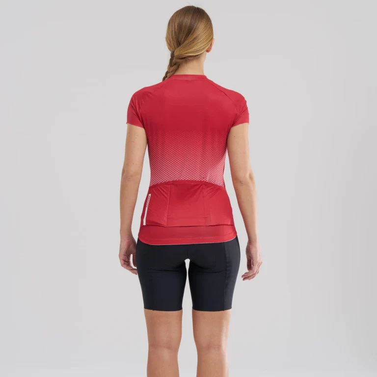 MAVIC AKSIUM Kurzarm Trikot Damen Rot - Image 7