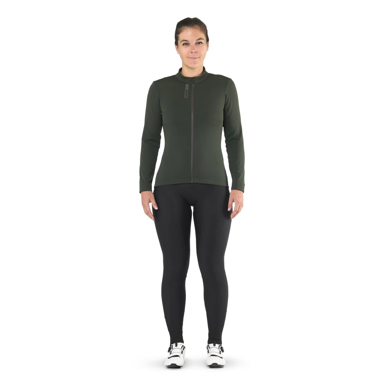 MAVIC AKSIUM THERMO Damen Langarm Trikot Grün - Image 3