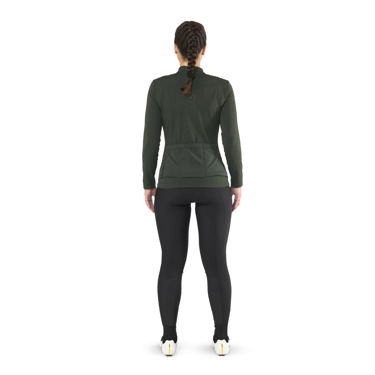 MAVIC AKSIUM THERMO Damen Langarm Trikot Grün - Image 5