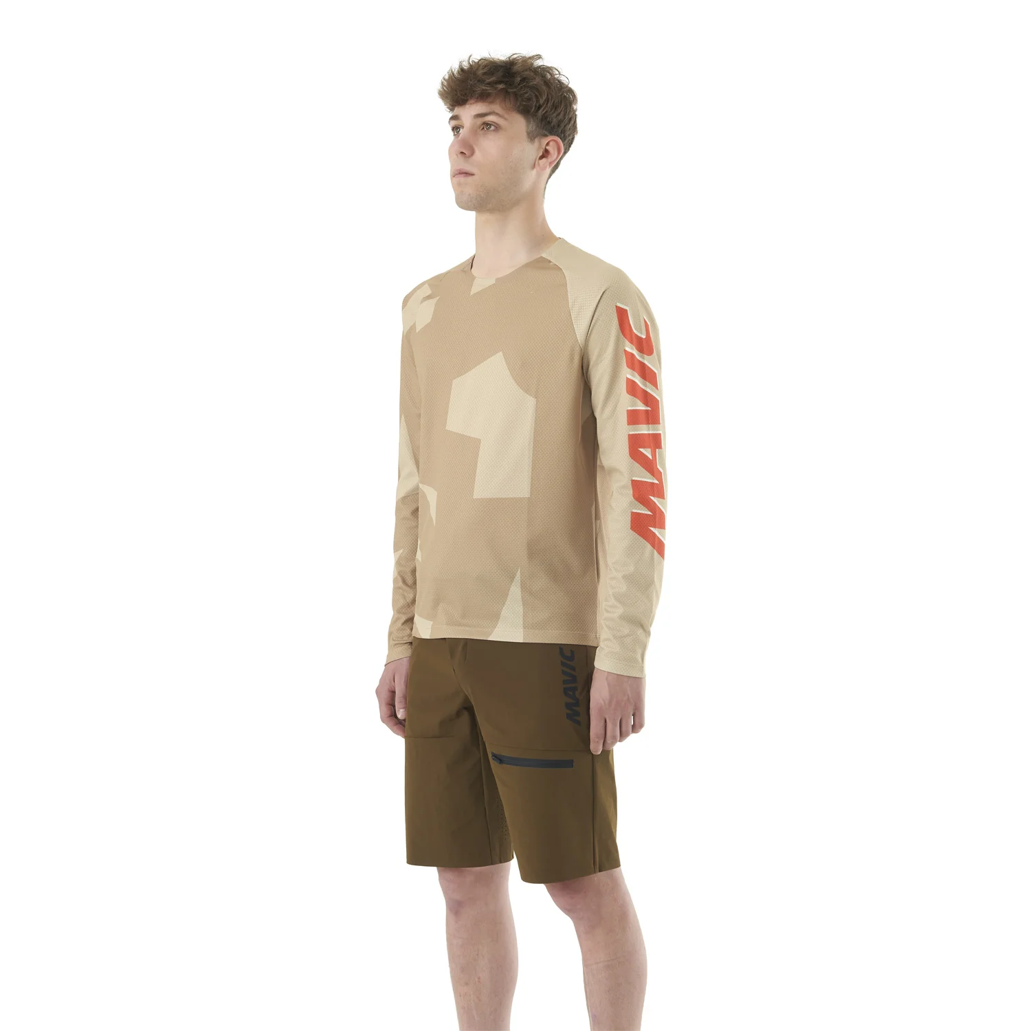 MAVIC DEEMAX ENDURO Trikot Langarm Camo Beige - Image 4