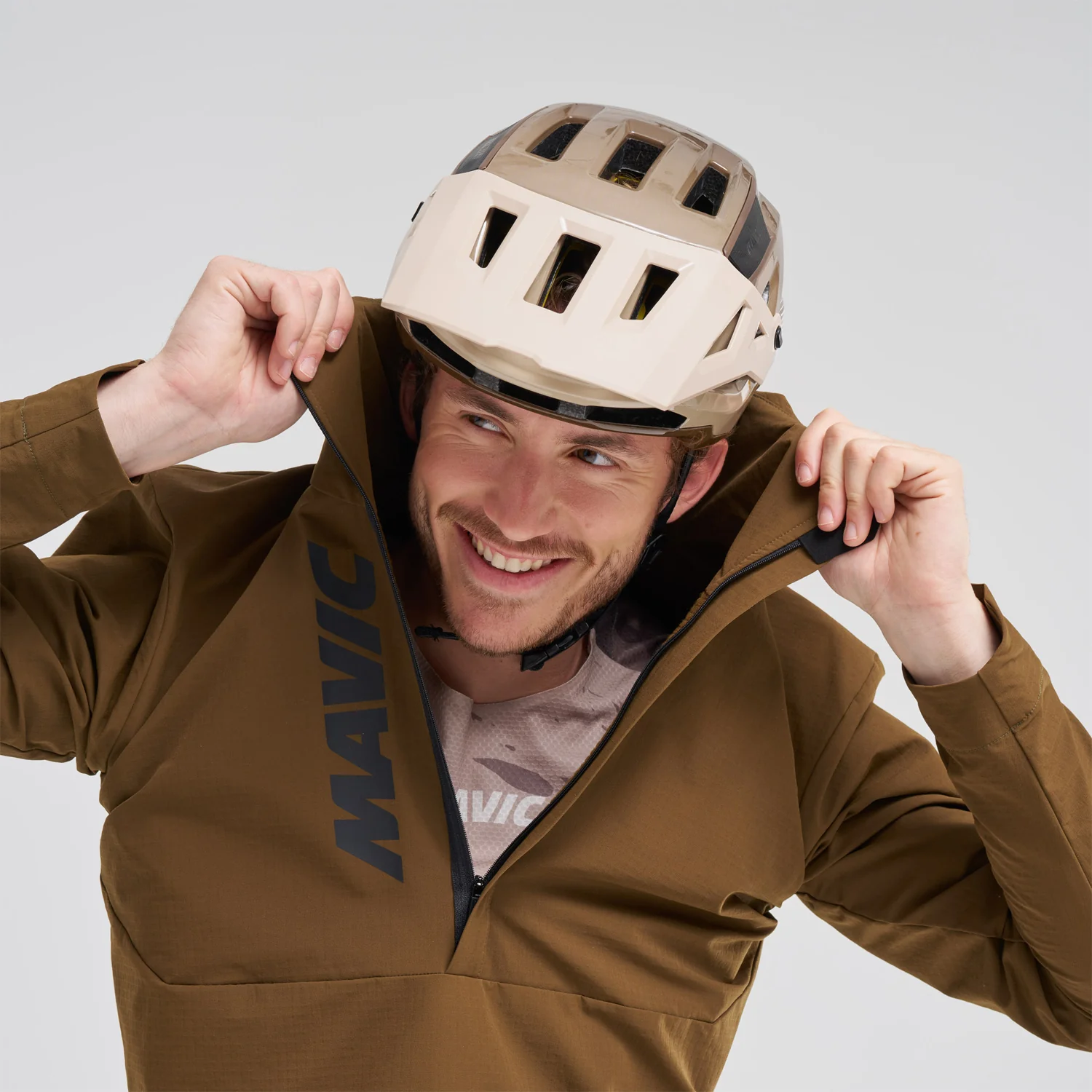 MAVIC DEEMAX THERMO WIND HOODIE Jacke Braun - Image 8