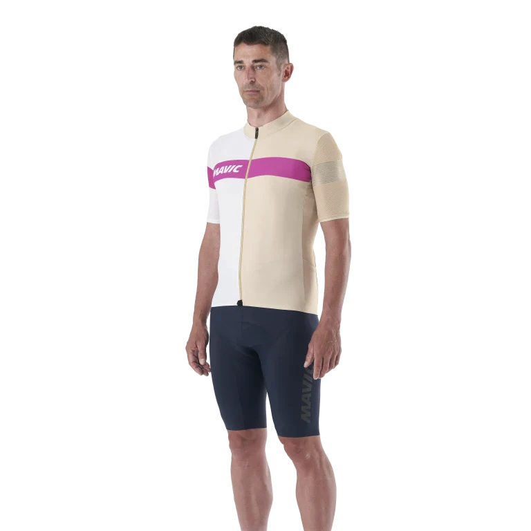 MAVIC KSYRIUM PRO Trikot Kurzarm Beige - Image 6