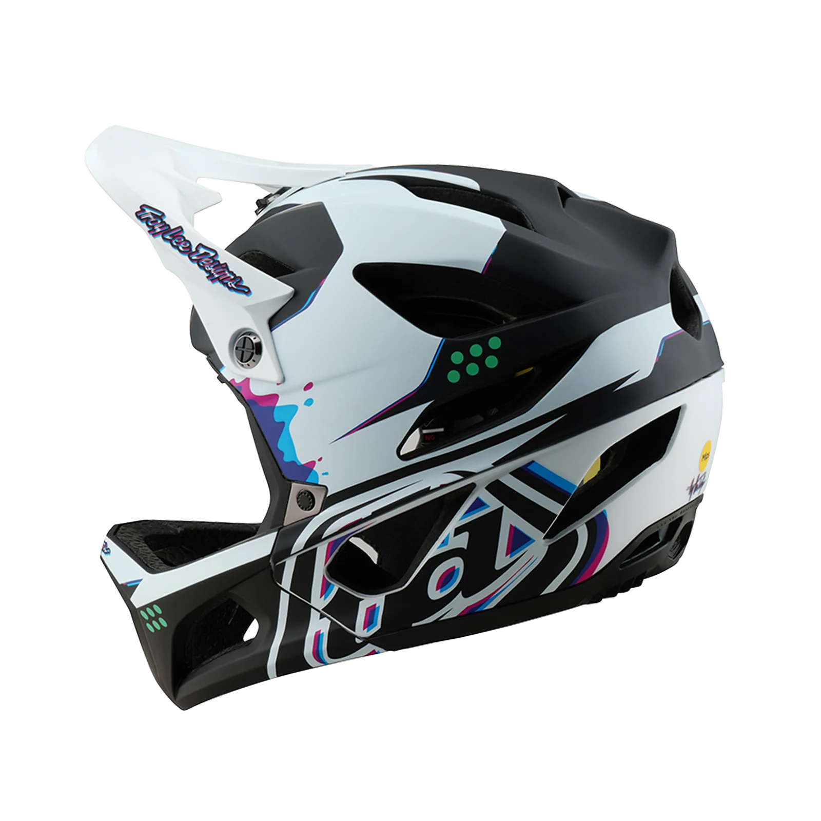 MTB-Helm TROY LEE DESIGNS STAGE MIPS Schwarz/Weiß - Image 2