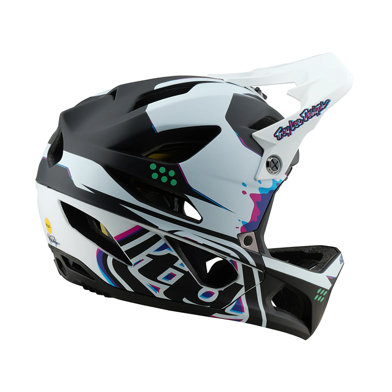 MTB-Helm TROY LEE DESIGNS STAGE MIPS Schwarz/Weiß - Image 4