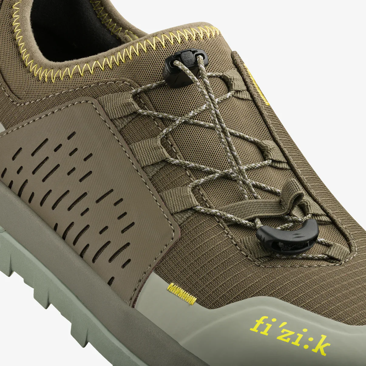 Mountainbike-Schuh FIZIK TERRA ERGOLACE 2 FLAT Braun/Grün - Image 5